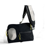 2-i-1 taske med refleks strap der kan bruges som crossbody og øger synlighed i trafikken