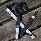 Refleks strap fra Safe & Shine med elastisk design og justerbare refleksdetaljer