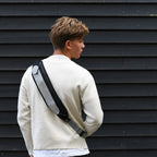 refleks taske strap der øger synlighed i trafikken i hverdagen