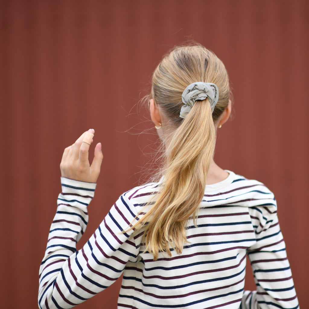 refleks scrunchie til børn der øger synlighed i trafikken