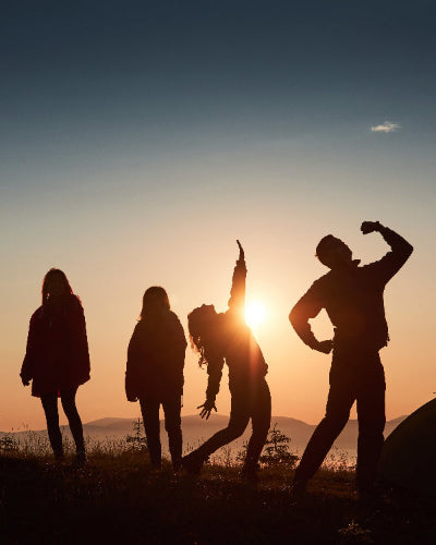 unge i bevægelse med fokus på synlighed og sikkerhed