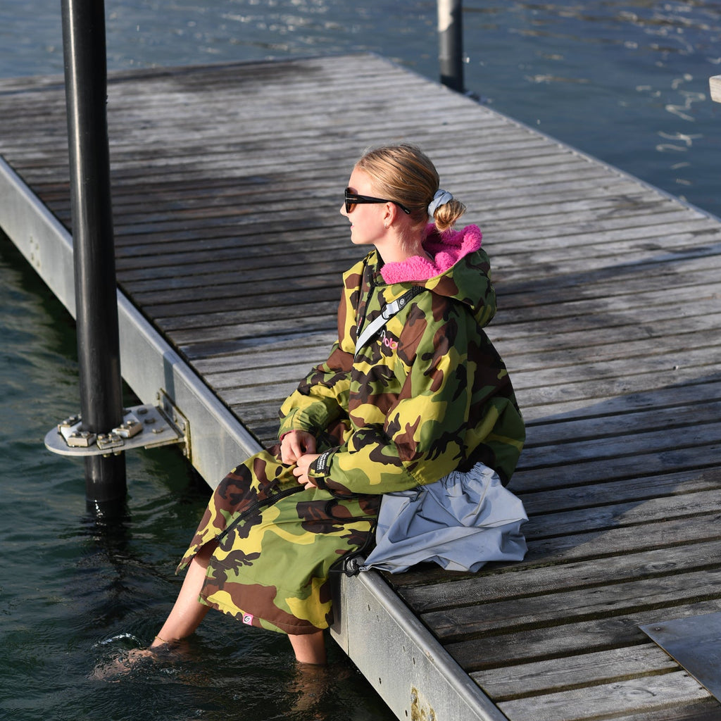 refleks scrunchie i hår der øger synlighed i hverdagen