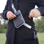 Reflective bag and reflective strap that increase visibility in everyday traffic